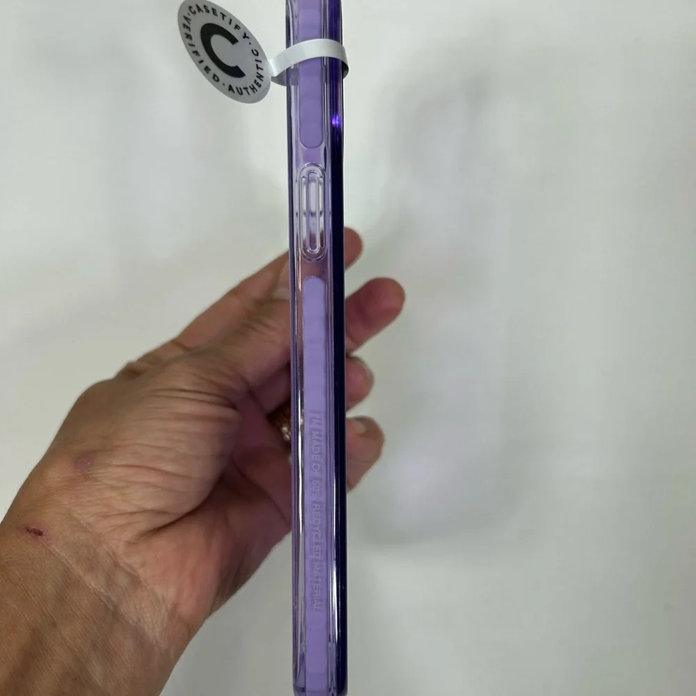 CASETIFY Impact Case Custom Phone Case Apple iPhone 12 Pro Max Sheer Purple